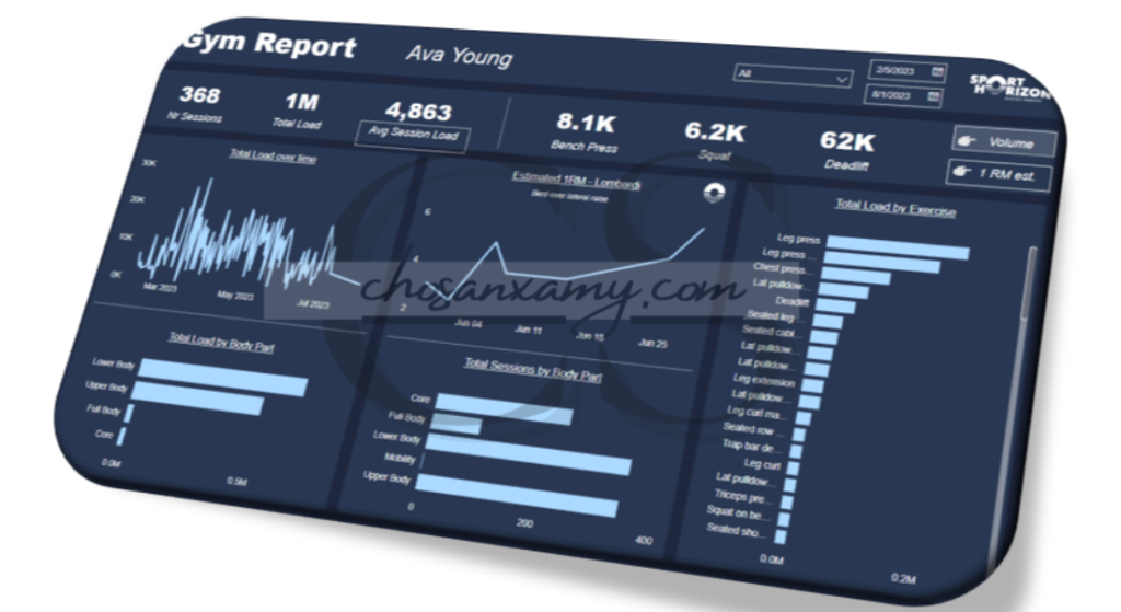 Advanced PowerWall for Gym Data Analysis